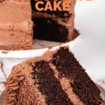 一块切片的照片素食主义者巧克力蛋糕用词素食主义者巧克力蛋糕