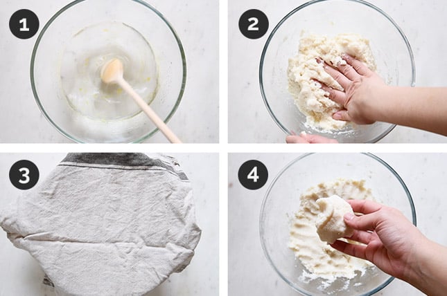 4次如何一步一步地做玉米饼