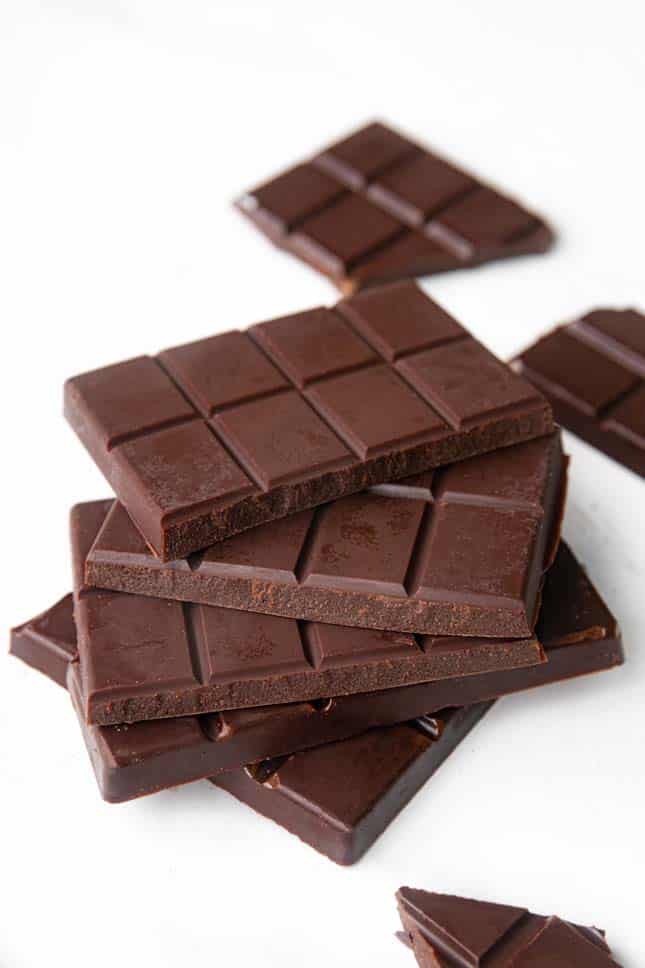 素食主义者巧克力的2个吠声照片