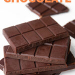 两种纯素巧克力的图片，上面写着“纯素巧克力”